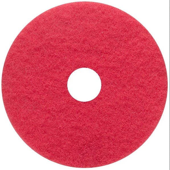 Ramon Hygiene - Thickline Recycled Floor Pad 17" - Life Cleaning & Hygiene Supplies - Red - TF17R