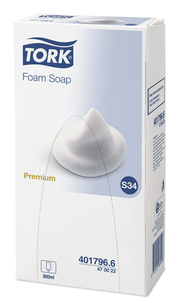 Tork - Tork FoamSoap Lux 800ml 6 refills 470022 - Life Cleaning & Hygiene Supplies - 846530