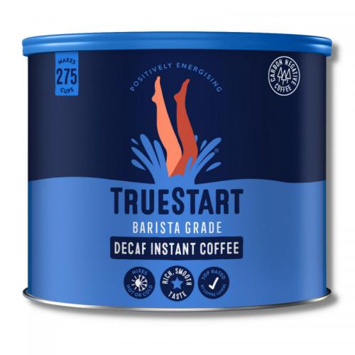 Truestart - TrueStart Coffee - Barista Grade Decaffeinated Instant Coffee 500g Tin - Life Cleaning & Hygiene Supplies - 46934TR