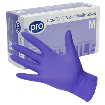 Pro - Ultratouch Violet Nitrile Gloves Extra Small - Life Cleaning & Hygiene Supplies - 1020