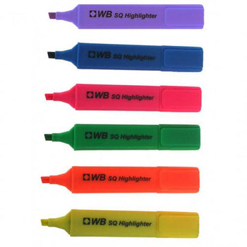 ValueX - ValueX Highlighter Flat Barrel Chisel Tip Assorted - Life Cleaning & Hygiene Supplies - 18106HA
