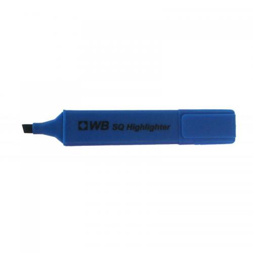 ValueX - ValueX Highlighter Flat Barrel Chisel Tip Blue - Life Cleaning & Hygiene Supplies - 18148HA