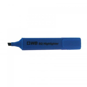ValueX - ValueX Highlighter Flat Barrel Chisel Tip Blue - Life Cleaning & Hygiene Supplies - 18148HA