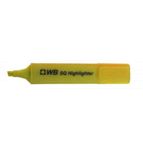 ValueX - ValueX Highlighter Flat Barrel Chisel Tip Yellow - Life Cleaning & Hygiene Supplies - 18113HA