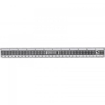 ValueX - ValueX Plastic Shatter Resistant Ruler 30cm Clear - Life Cleaning & Hygiene Supplies - 18974HA