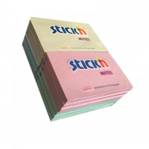 ValueX - ValueX Stickn Sticky Notes 76x127mm Pastel Assorted - Life Cleaning & Hygiene Supplies - 41864HP