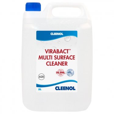 Cleenol - Virabact Red Multi surface Cleaner 5L - Life Cleaning & Hygiene Supplies - VBREDRTU5