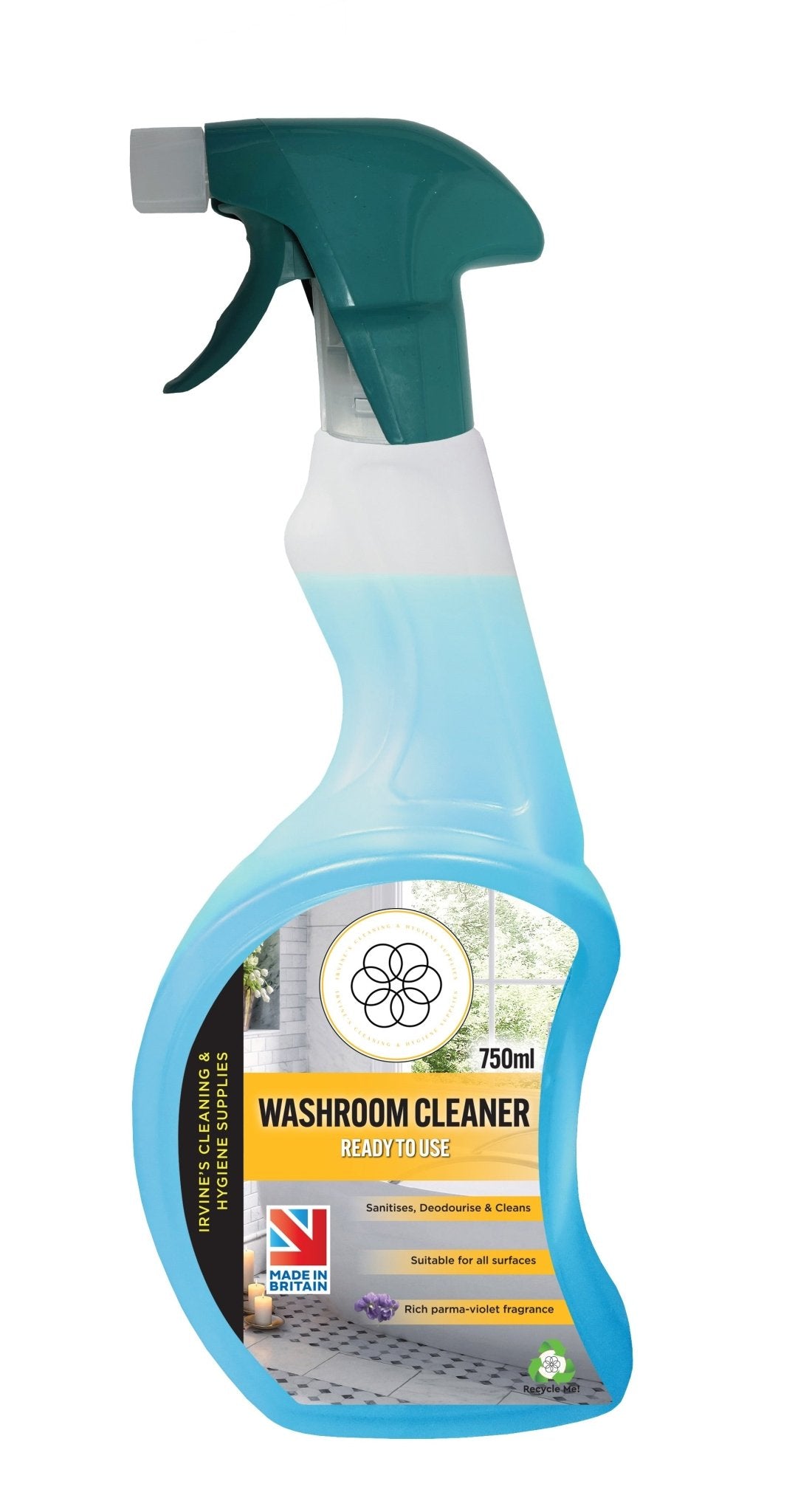 Irvines - Washroom Cleaner 750ml - Life Cleaning & Hygiene Supplies - 62210DIRVINES