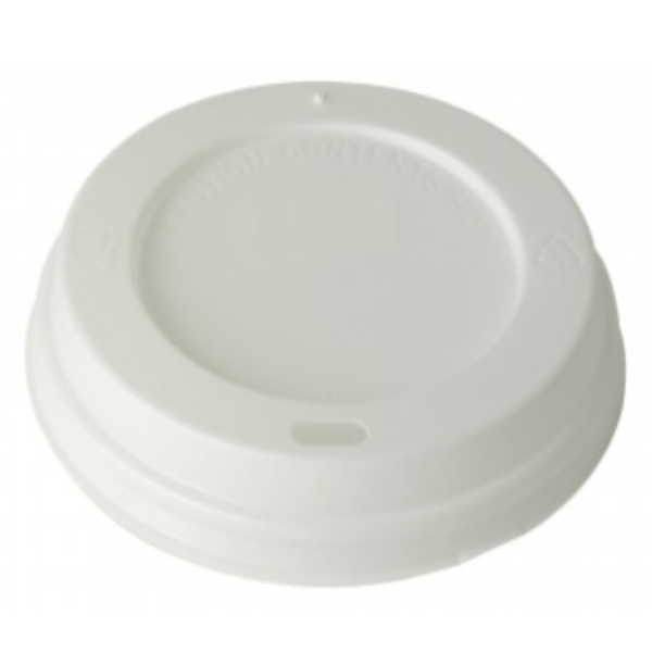 Go Pak - White 4oz Coffee Cup Lid - Life Cleaning & Hygiene Supplies - A10001