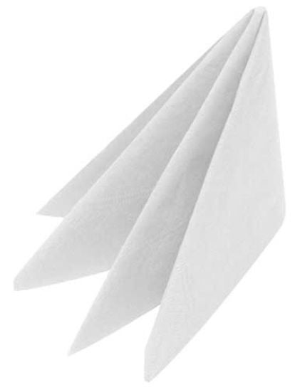 - White Cocktail Napkins 24 x 24cm 2 ply - Life Cleaning & Hygiene Supplies - 2424WH