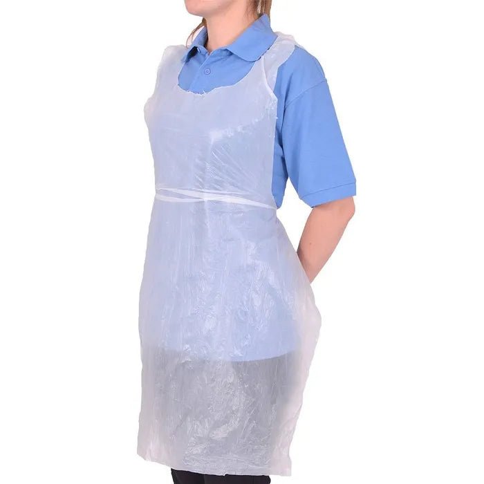 Life Cleaning & Hygiene Supplies - White Flat Pack Aprons - Life Cleaning & Hygiene Supplies - 7510