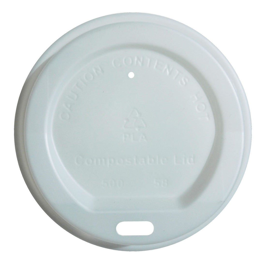 Edenware - White Lids 10/12/16oz Premium Compostable - Life Cleaning & Hygiene Supplies - B10003P