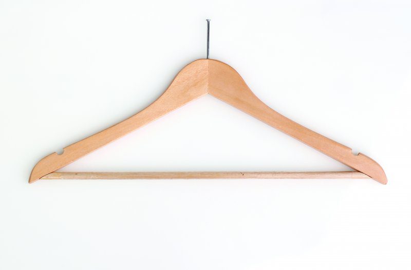  - Wooden Hanger with Security Pin & Ring - Life Cleaning & Hygiene Supplies - SECHANG