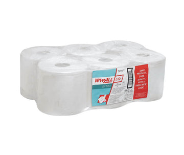 Wypall - Wypall L10 Centrefeed Roll 1ply White (7256) - Life Cleaning & Hygiene Supplies - 213.008