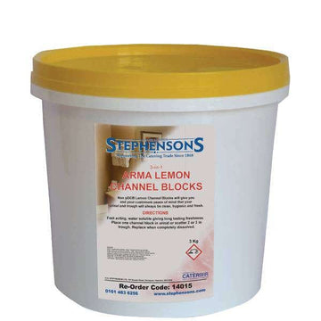 Stephensons - Yellow Contract Urinal Blocks 3kg - Life Cleaning & Hygiene Supplies - 14050