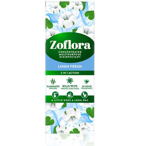 Zoflora - Zoflora Concentrated Disinfectant Linen Fresh 120ml - Life Cleaning & Hygiene Supplies - ZOFLORA120ML